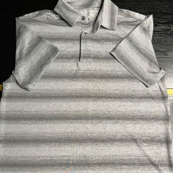 Members Mark Men's Collared Shirt Size Medium Gray EUC - Picture 6 of 10